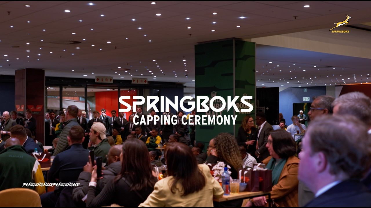За кулисами | Церемония вручения кепок Springbok | 29 августа 2026 г.