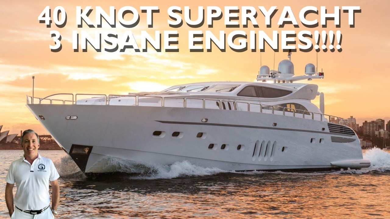 STEP INSIDE THE 40 KNOT ARNO LEOPARD 34M SUPERYACHT TOUR