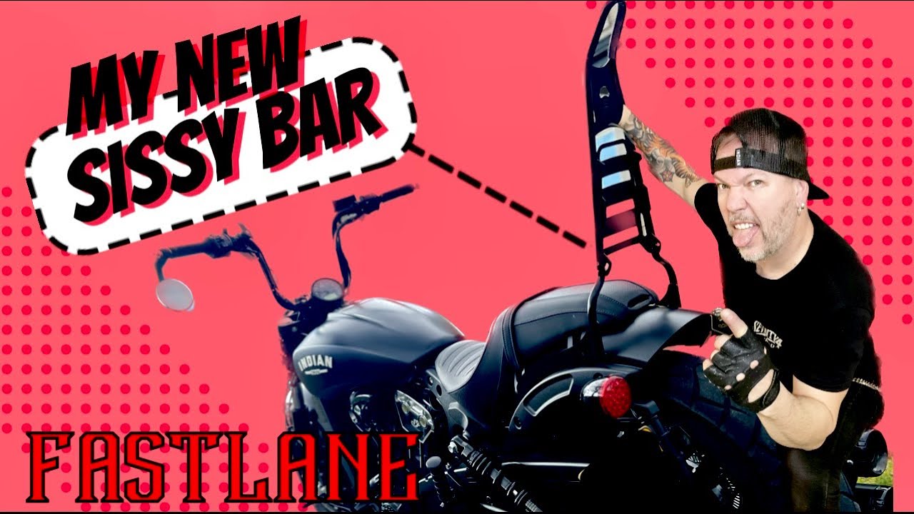 Indian Scout Bobber Combustion Industries Sissy Bar Installation