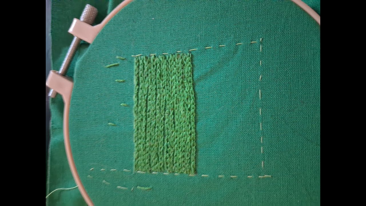 Silent Film: 10 Minutes of Chain Stitch Embroidery