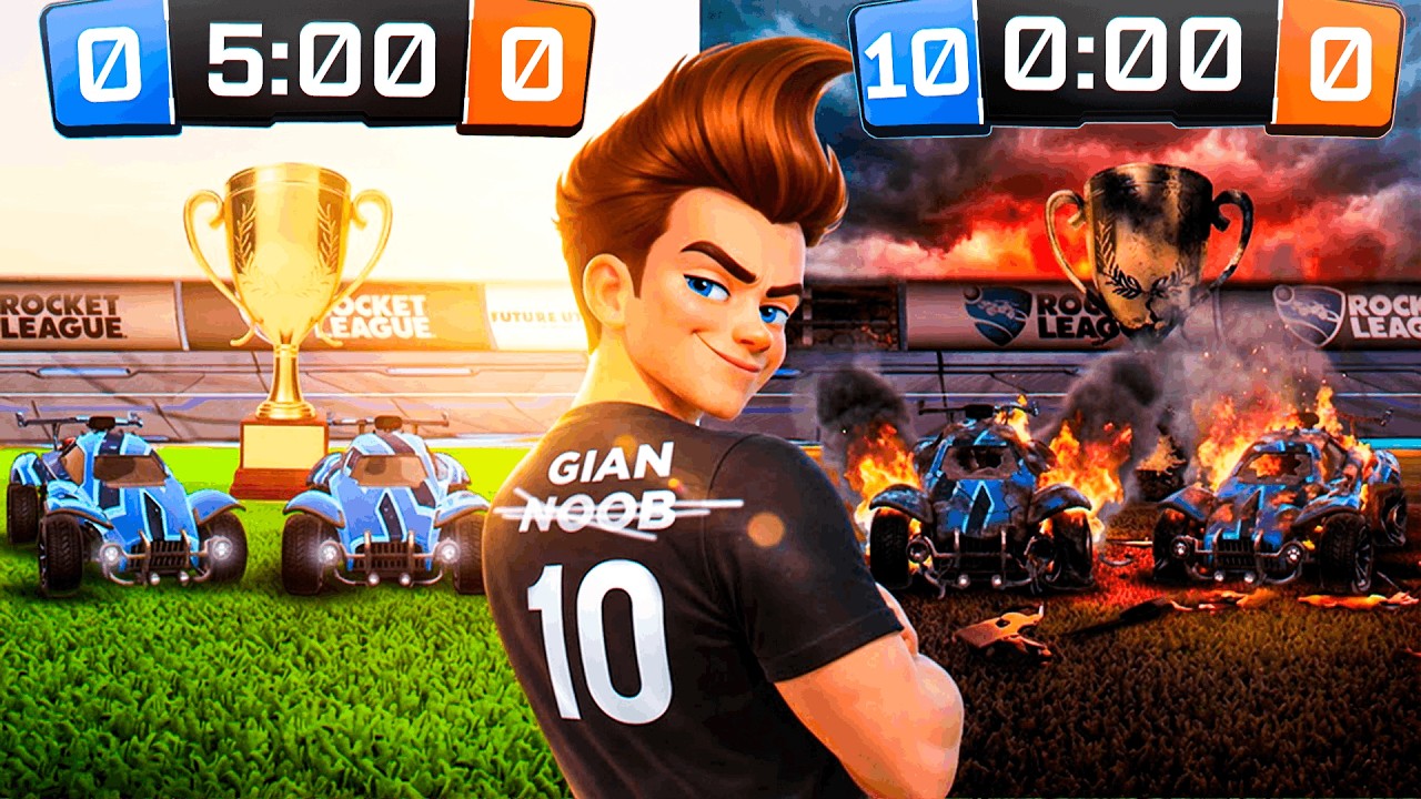 ME DISFARCEI EM TORNEIO DE PLATINAS TÓXICOS  E HUMILHEI ELES NO ROCKET LEAGUE