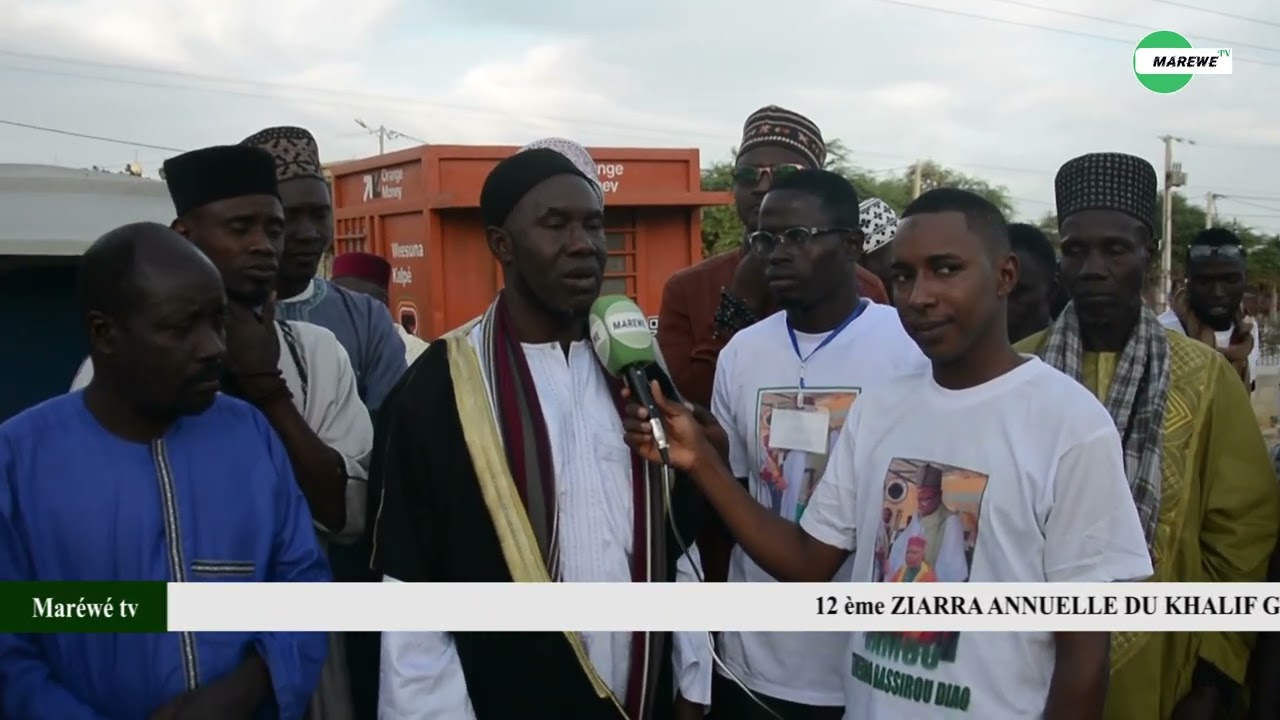 12ème édition ziarra annuelle cheikhal mouhidine al Bassirou Diao dans la région de Saint Louis.