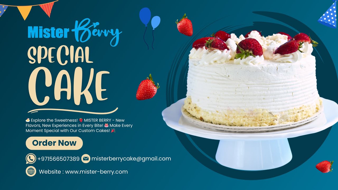 🎂 Best Cake in Dubai - Discover the Top Cake Shop Online 🍰 | Mister Berry Bakery
