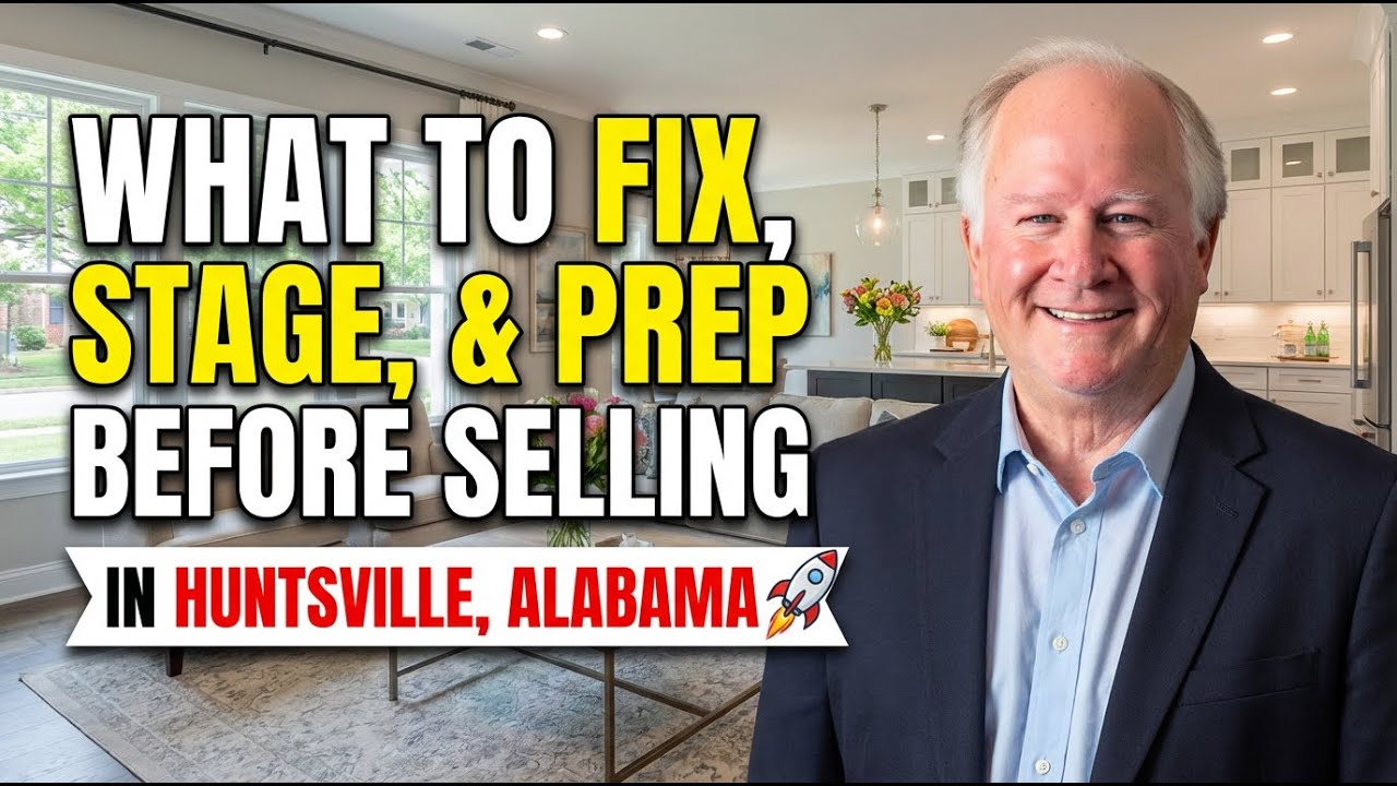 What Should I Fix, Stage, and Prep Before Selling a Home in Huntsville?