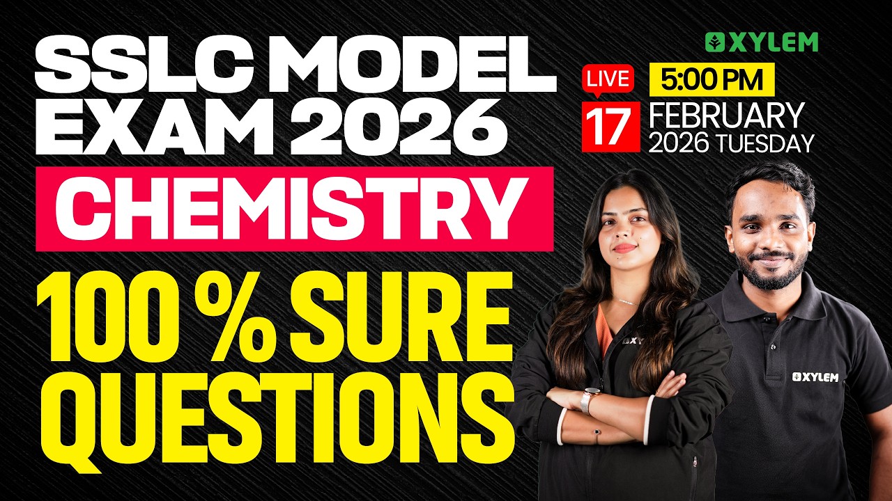 SSLC Model Exam Chemistry | 100% Sure Questions | Xylem SSLC