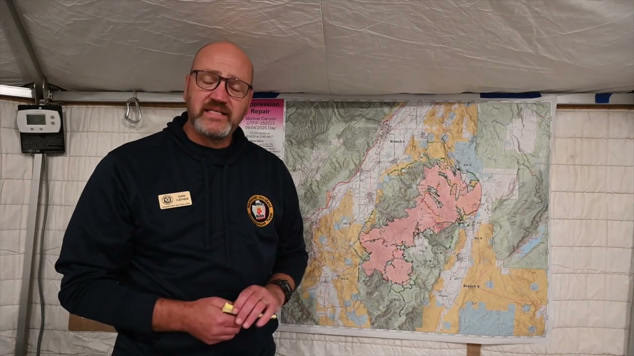 Monroe Canyon Fire Operations Briefing September 4, 2025