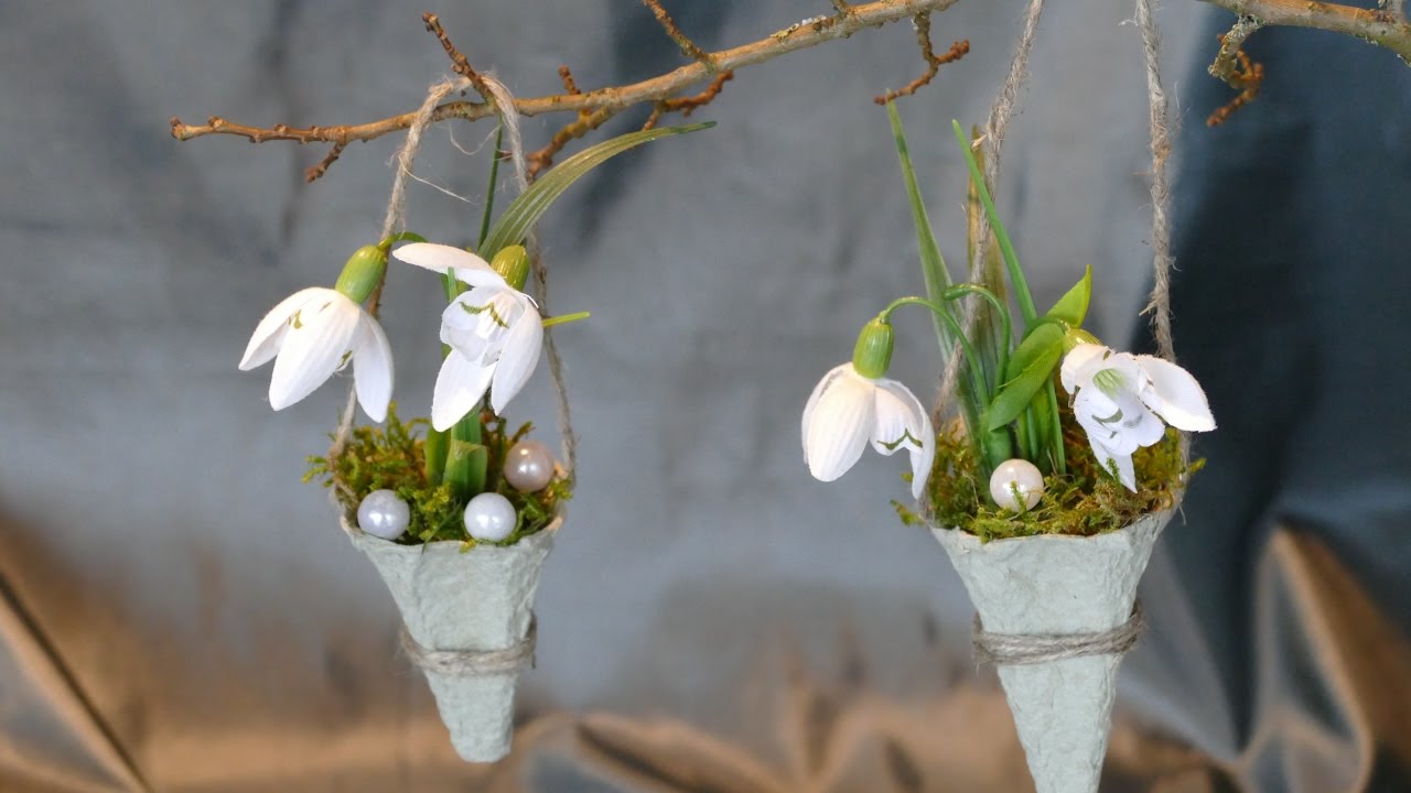 Fr&uuml;hlingsdeko basteln / tinker spring decoration &ndash; super einfach