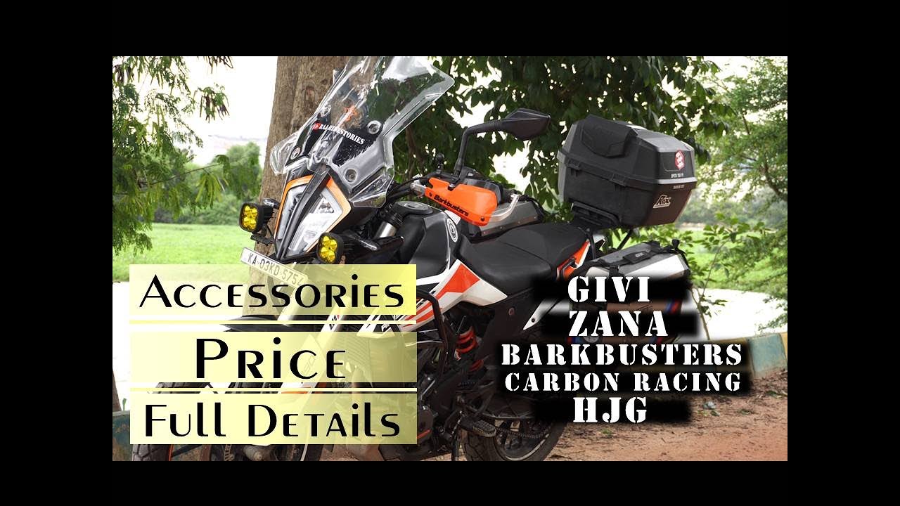 Adventure Touring Modifications on KTM 390ADV| Details of Accessories and Price