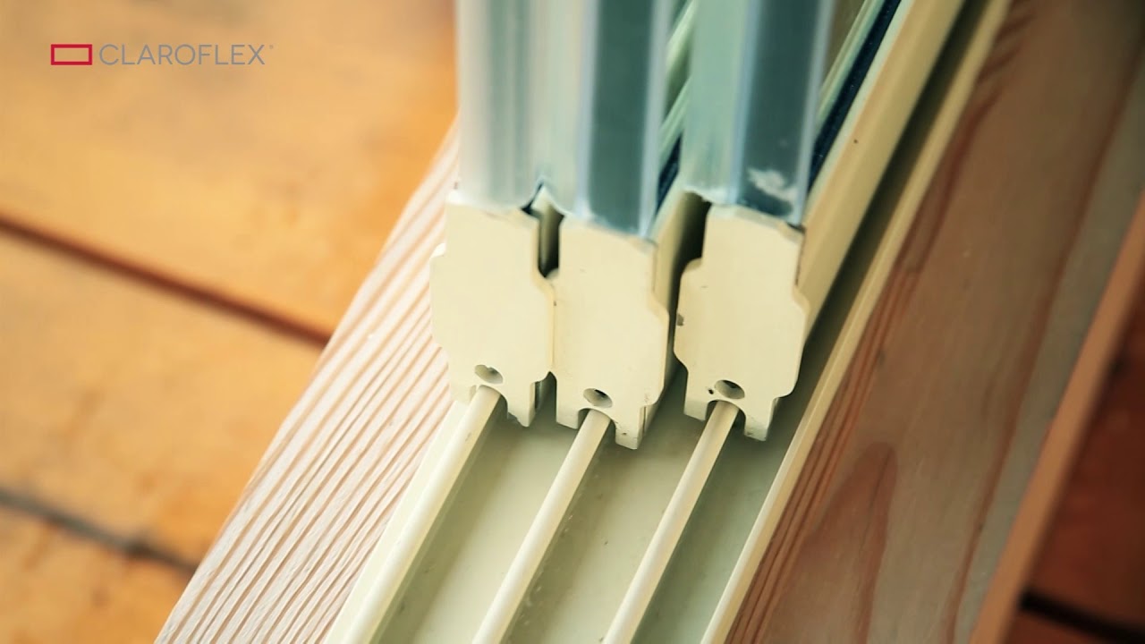 Corredera de cristal Multitrack frameless CLAROFLEX SLIDE