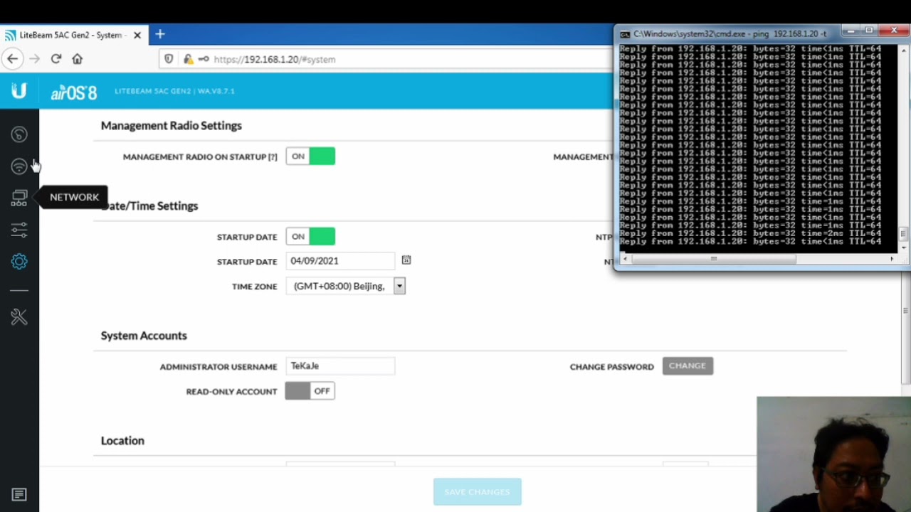 Setting LiteBeam AC Gen2 Sebagai Station/Client