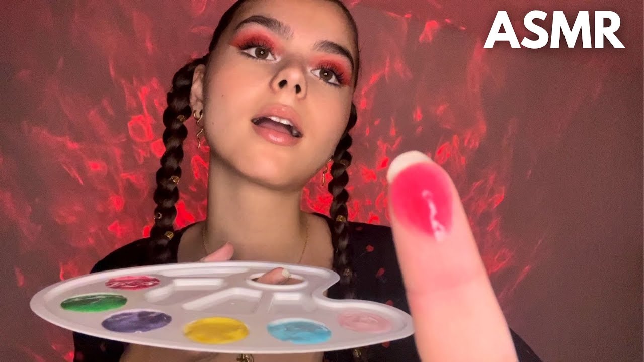 ASMR - Spit Painting (mouth sounds)