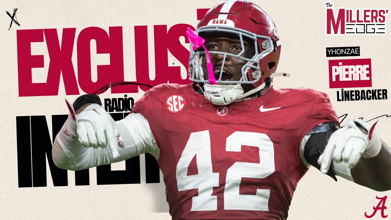 Alabama LB Yhonzae Pierre Exclusive Interview Ahead of Spring Practice!