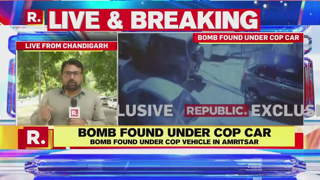On Tape: Bomb Placed Under The Car Of Punjab PSI; Action Caught On Cam