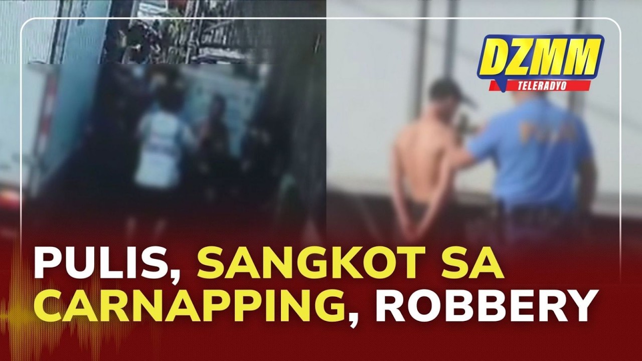 PNP-IAS probes cop linked in carnapping, robbery in Manila | DZMM Teleradyo (02 February 2026)