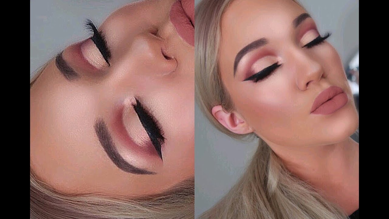 HUDA BEAUTY ROSE GOLD PALETTE TUTORIAL