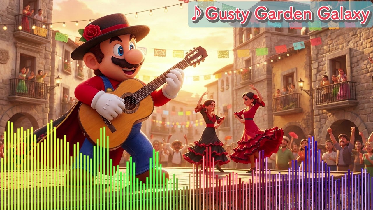 【スーパーマリオギャラクシー】もし『Gusty Garden Galaxy』がAIがアレンジしたら？【AIBGM】