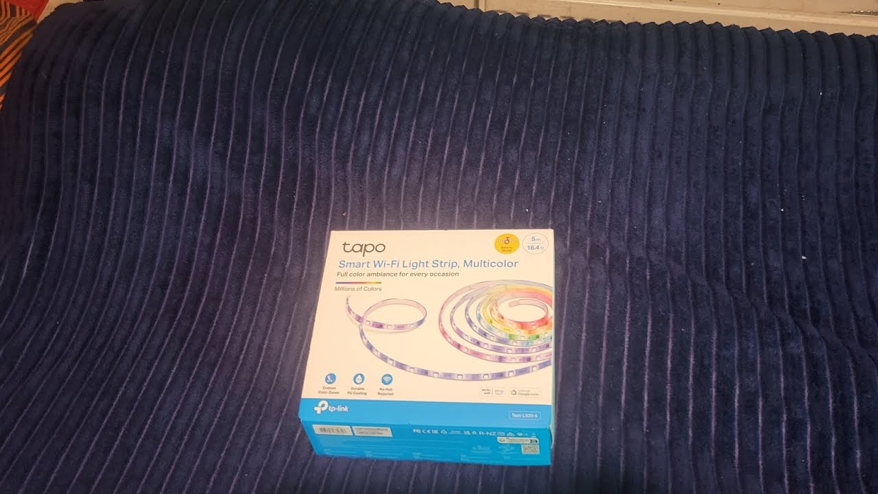 TP-Link Tapo Smart Wi-Fi RGB LED strip unboxing and demo