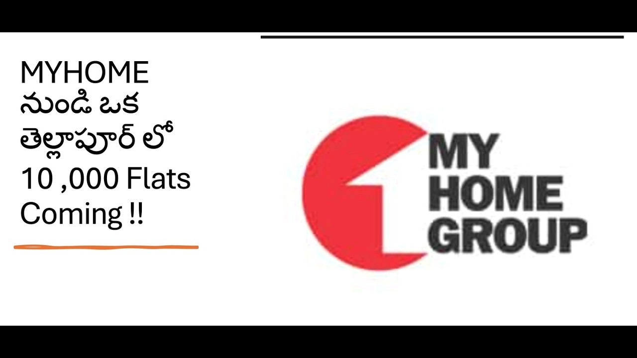 MYHOME నుండి ఒక తెల్లాపూర్ లో 10 ,000 Flats Coming !!