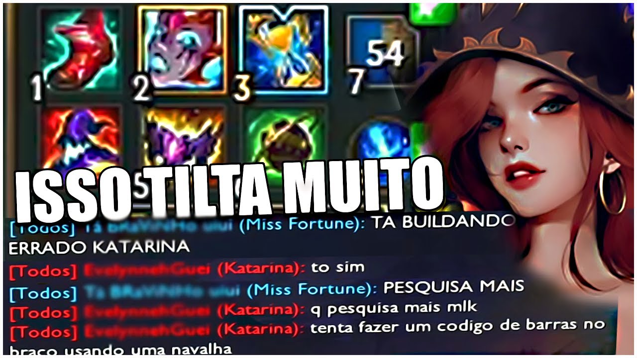 Miss Fortune AP MID - a Katarina adversária não aguentou e tiltou muito