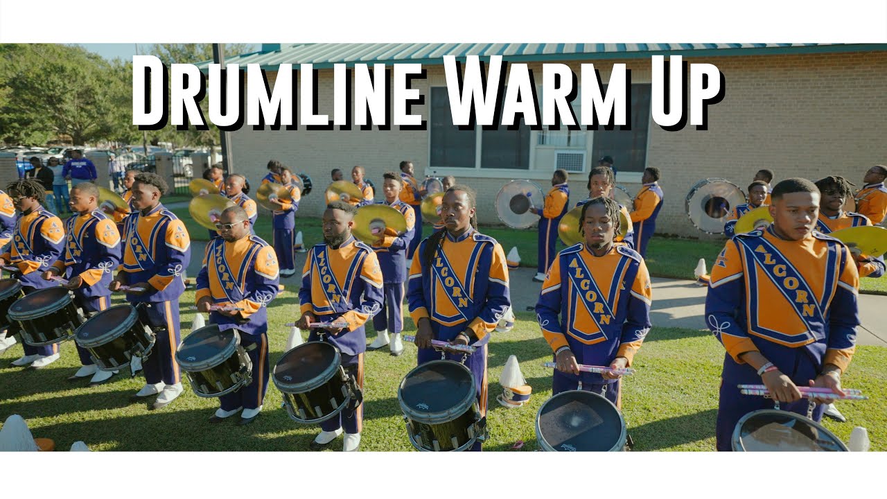 Alcorn State University &ldquo;T.O.P.&rdquo; Drumline Warming up (2021) | vs Southern U.
