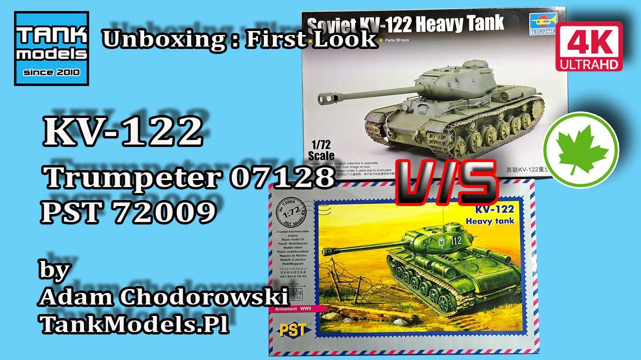 Unboxing #138 - KW-122 - Trumpeter 07128 vs. PST 72009