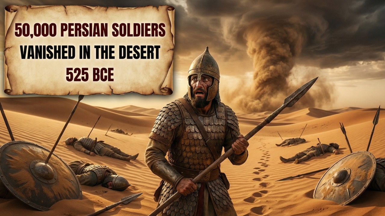50,000 Persian Soldiers Vanished in the Desert: The Lost Army of Cambyses (525 BCE)