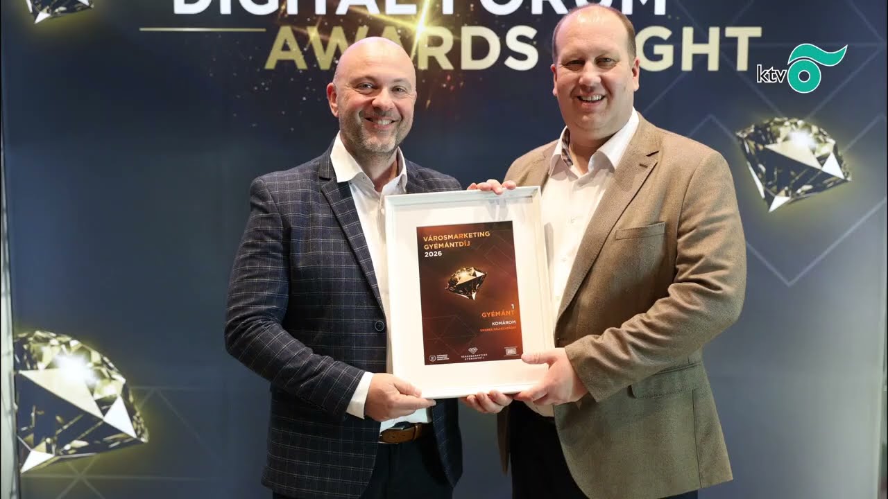 Városmarketing Gyémánt díjat nyert Komárom