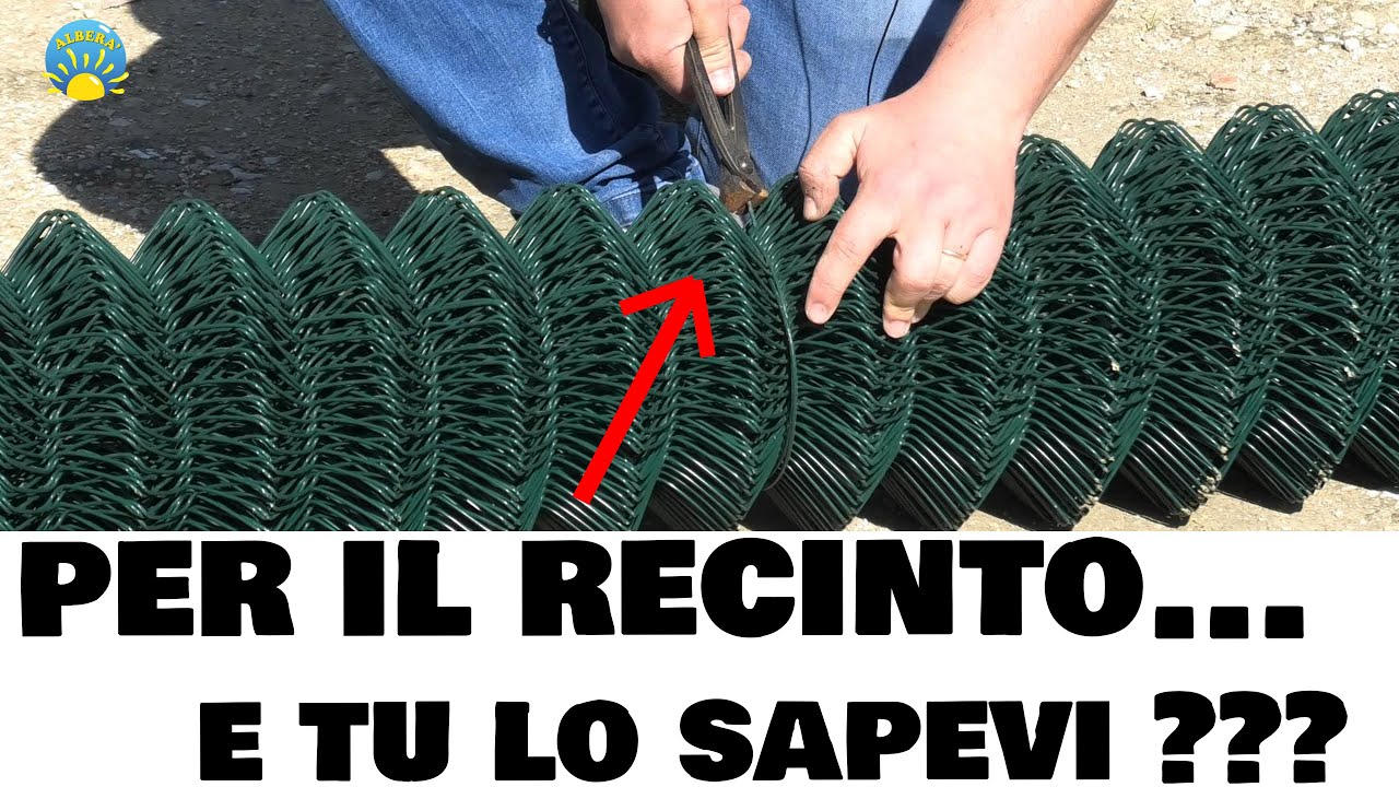(RECINTO) i trucchi per unire 2 RETI a regola d'arte! e come SROTOLARE LA RETE senza INTRECCI!