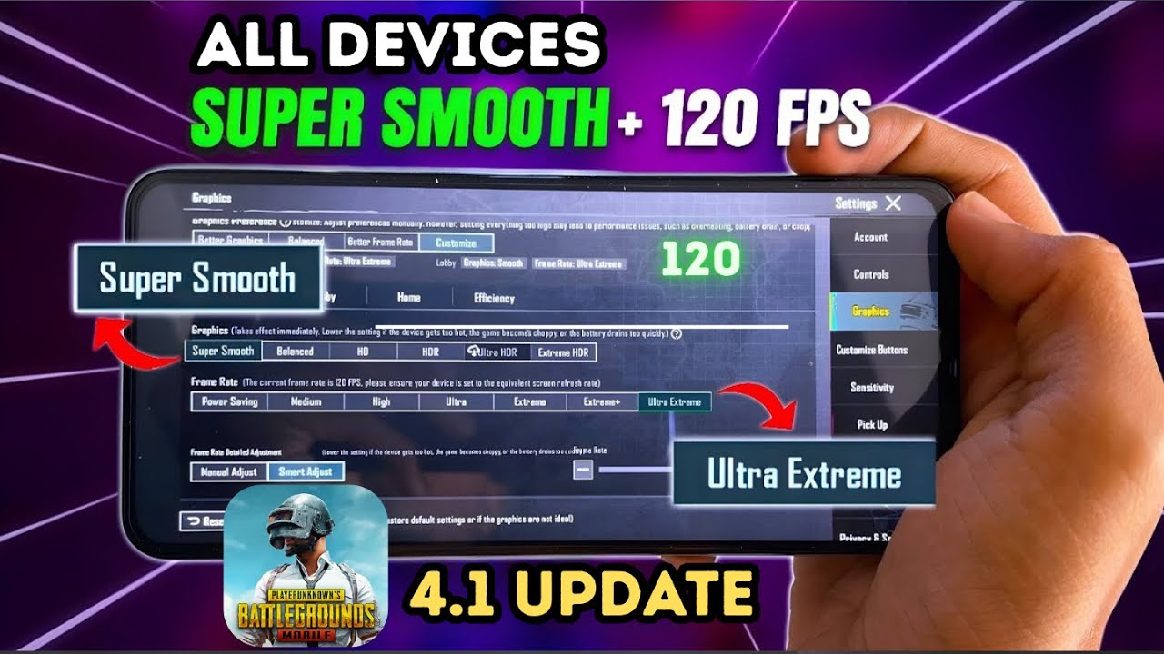 How to Unlock Super Smooth + 120 FPS in PUBG Mobile 2025🔥| Unlock 90/120 FPS in PUBG/BGMI🚀