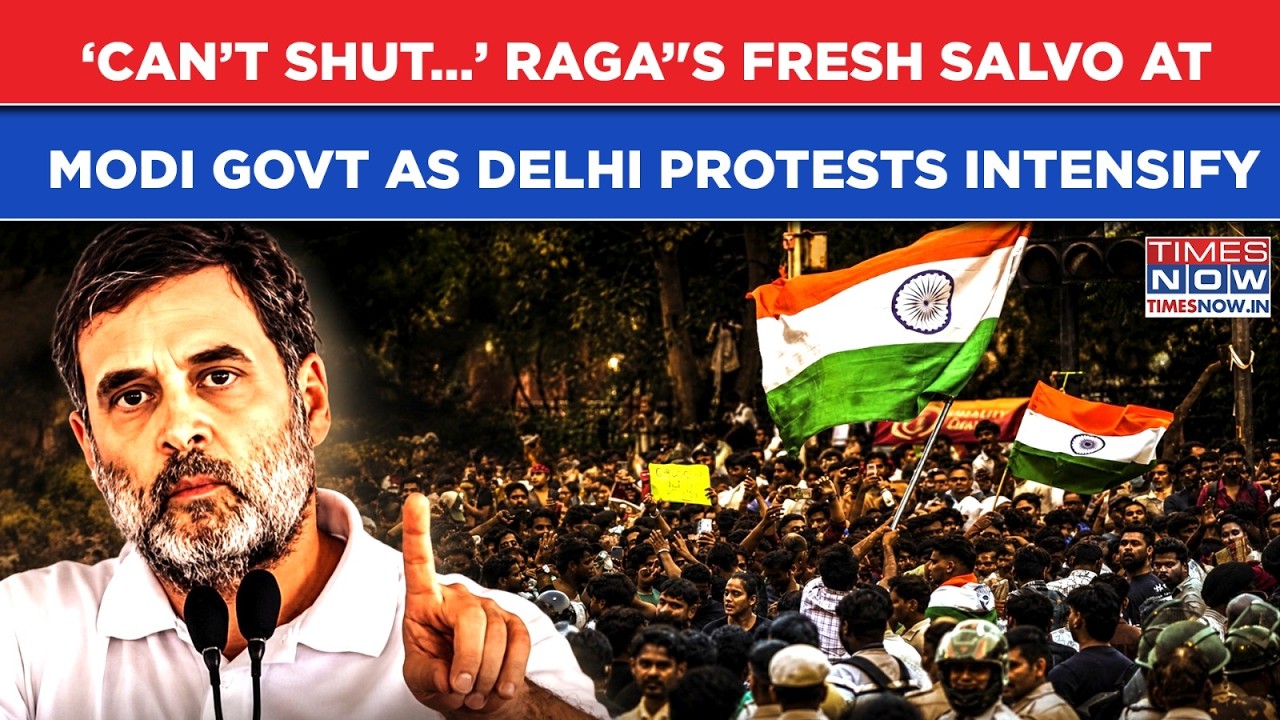 CJP Protests: Rahul Gandhi Launches Sharp Attack On Centre, Delhi Police After This Happened