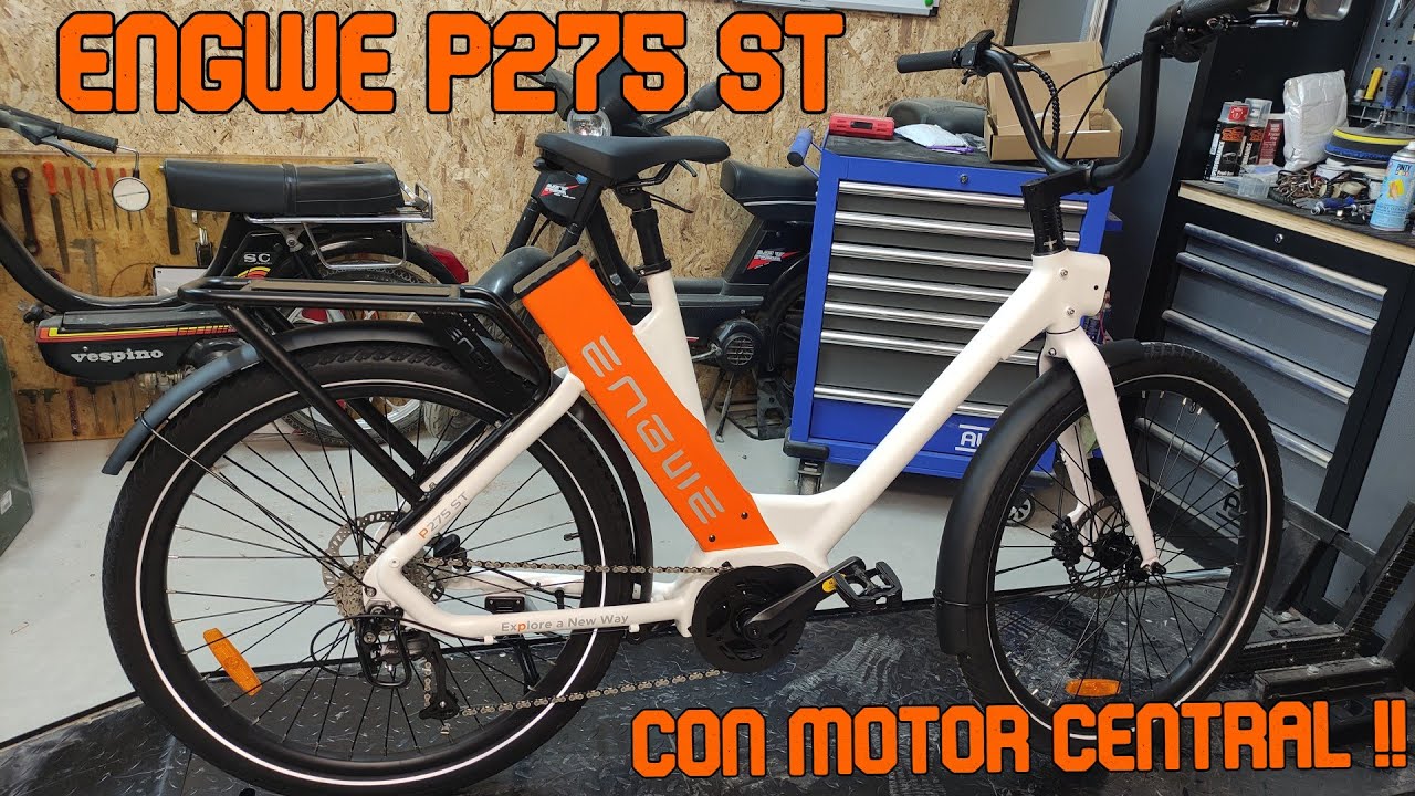 NOVEDAD BICICLETA ELECTRICA !! ENGWE  P275 ST CON MOTOR CENTRAL Y LEGAL 100% / GINESSOT