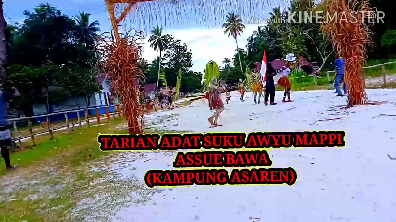 Tarian adat suku awyu (Assue Bawa Kampung Asaren