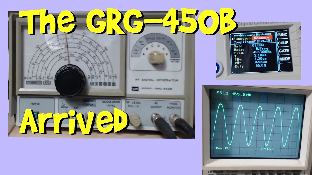 Gw Instek GRG-450B Rf Signal Generato