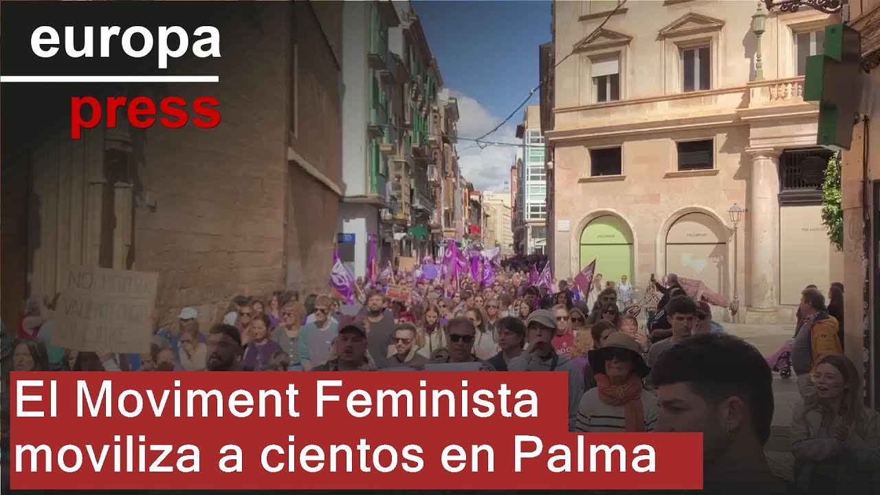 El Moviment Feminista saca a cientos de personas a las calles de Palma para luchar por la