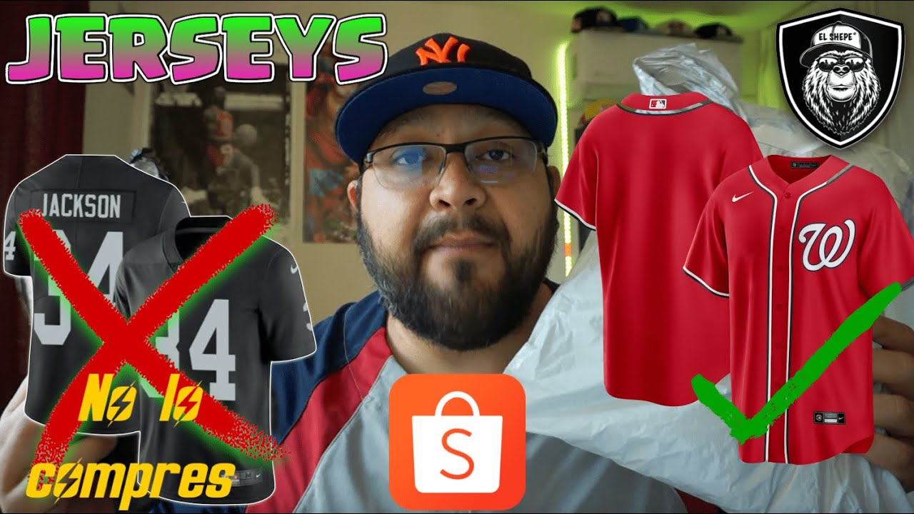 Comprando el JERSEYS de RAIDERS y NATIONALS de SHOPEE | Comparándolo con uno barato y uno caro