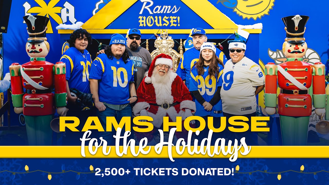 Rams House for the Holidays: Season Ticket Members & Players Donate Christmas Day Tickets