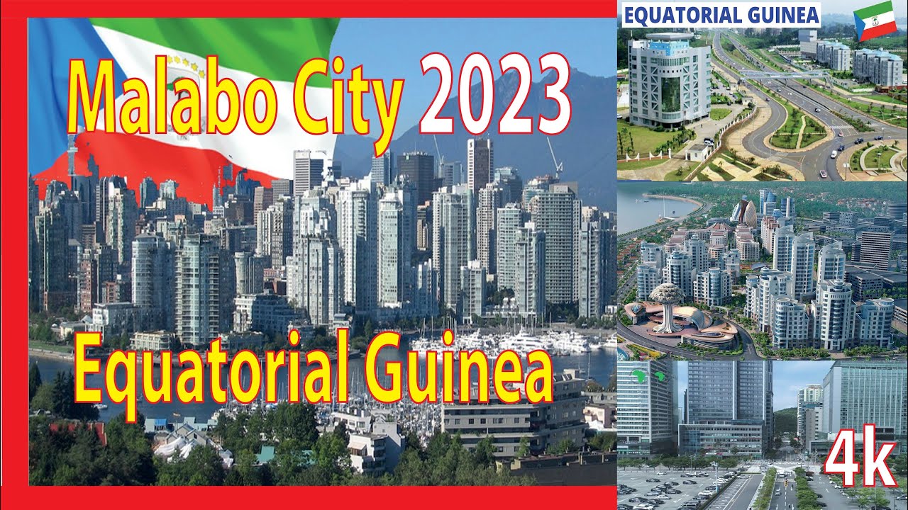 Malabo City , Equatorial Guinea 4K By Drone 2023