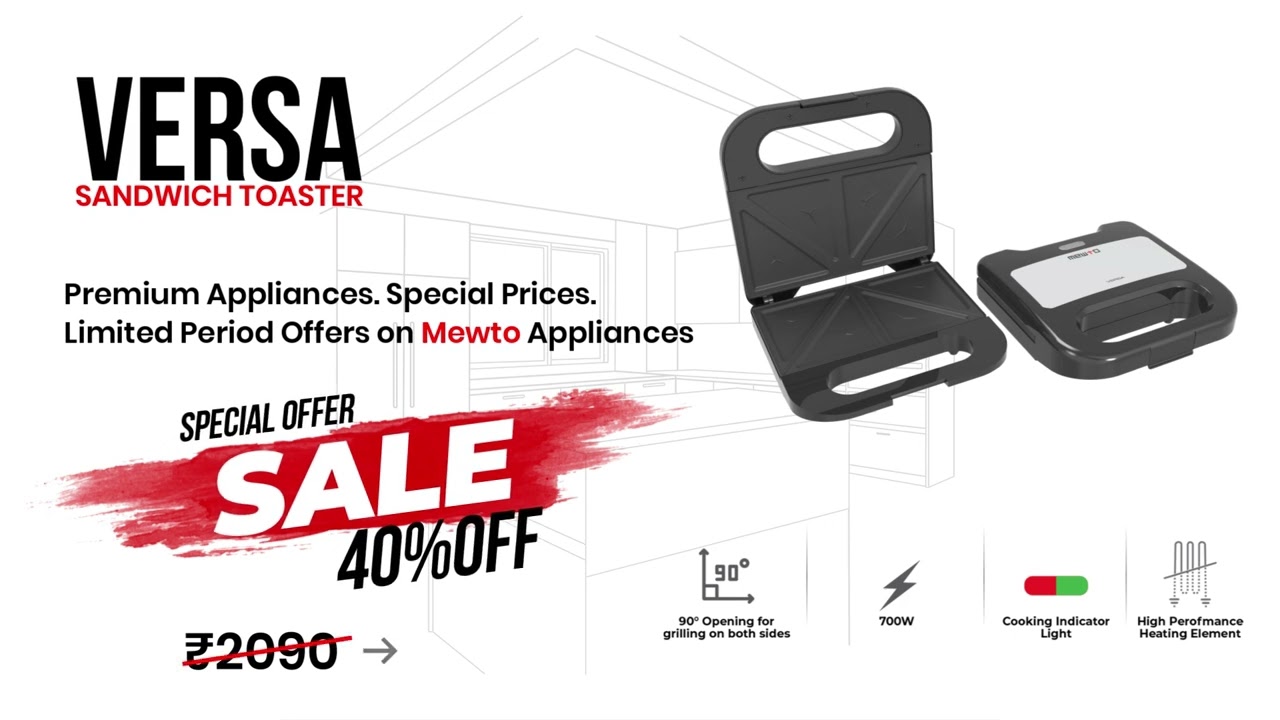 🔥 Sandwich Toaster Sale &mdash; Crispy Sandwiches in Minutes
