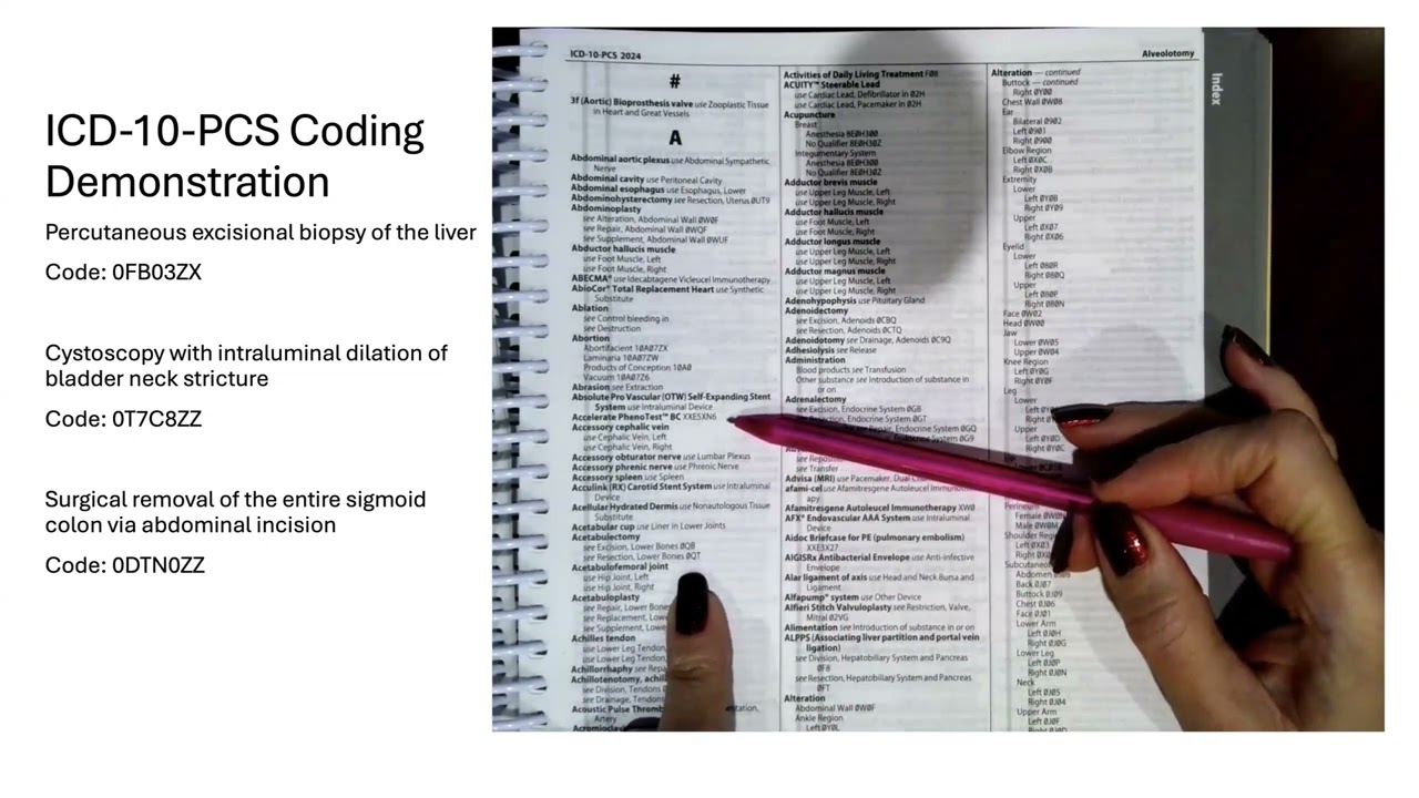 ICD 10 PCS Coding Demo
