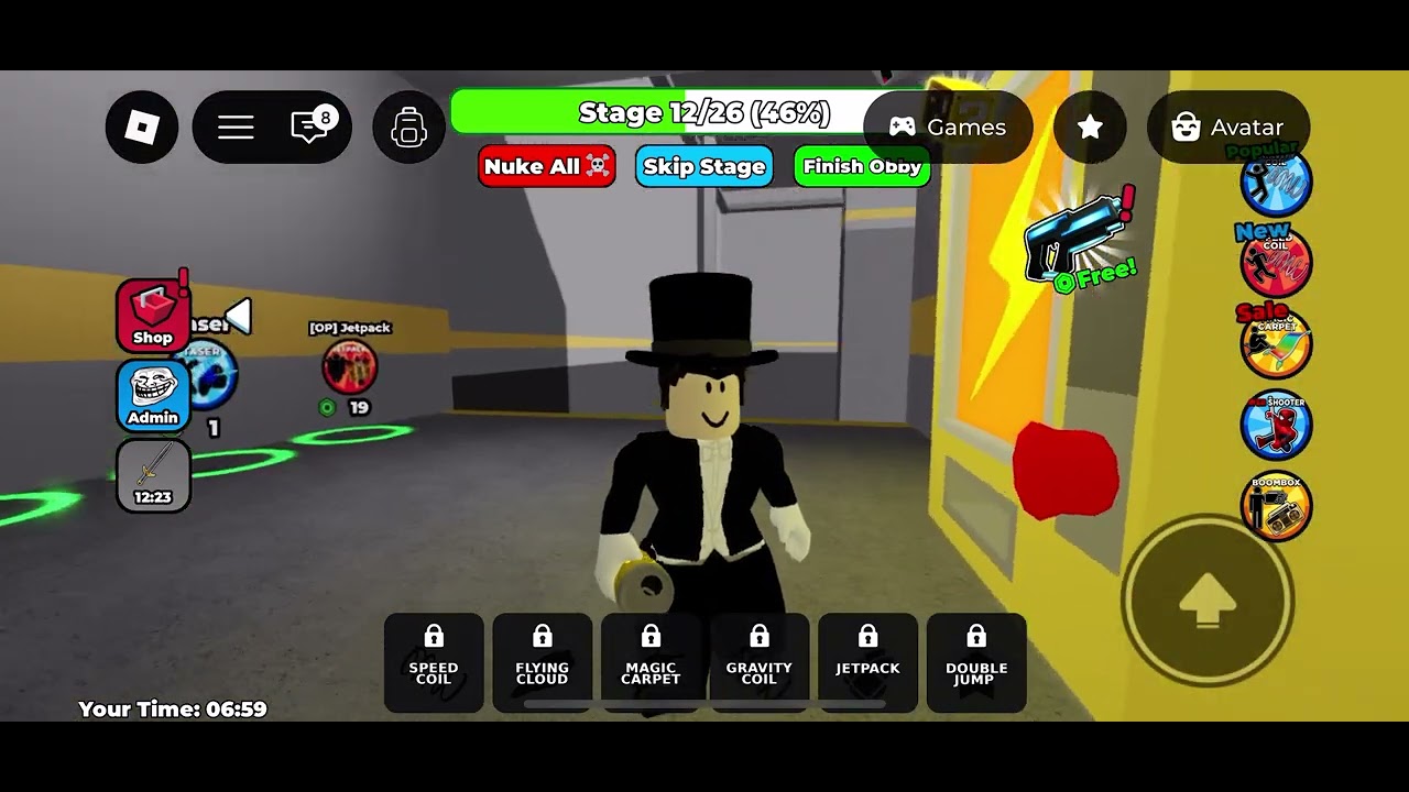 ￼ Mr. top hat is escaping 🍕 pizza  place in prison.