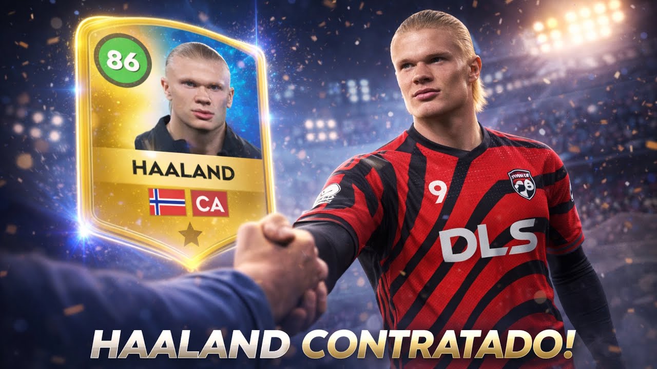 É OFICIAL!! CONTRATEI O HAALAND!! - Modo Carreira Online #38 | DLS 26