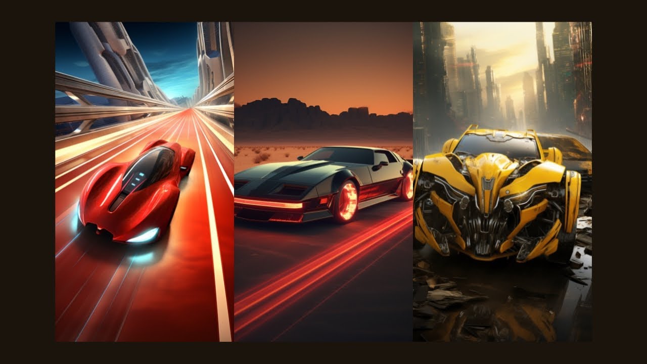 Driving the Future: AI-Generated Movie Cars 🚗🎥 #AIInnovation #CarDesign #MovieMagic
