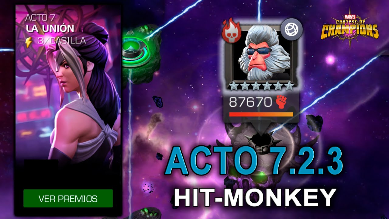 Hit-Monkey ACTO 7.2.3 | Cómo Derrotar a Hit-Monkey | Mejores Counters | MCOC Vídeo 689