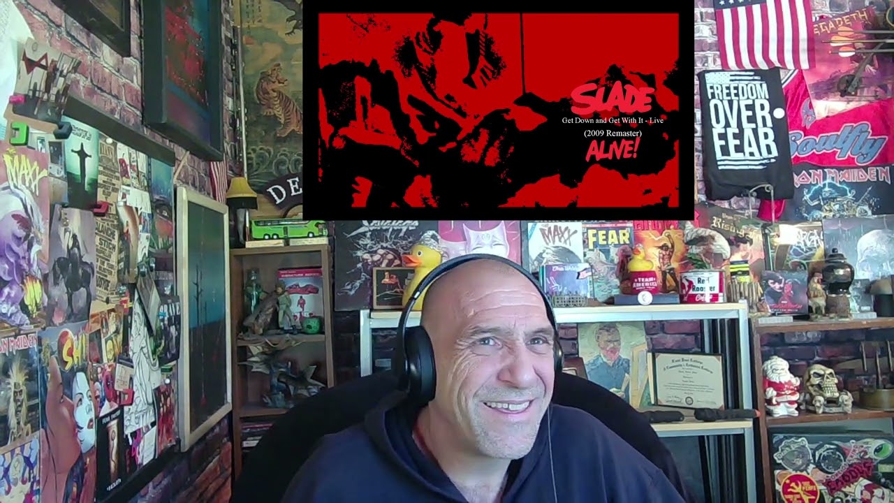 Slade - Slade Alive! - Get Down and Get With It -- Reaction with Rollen