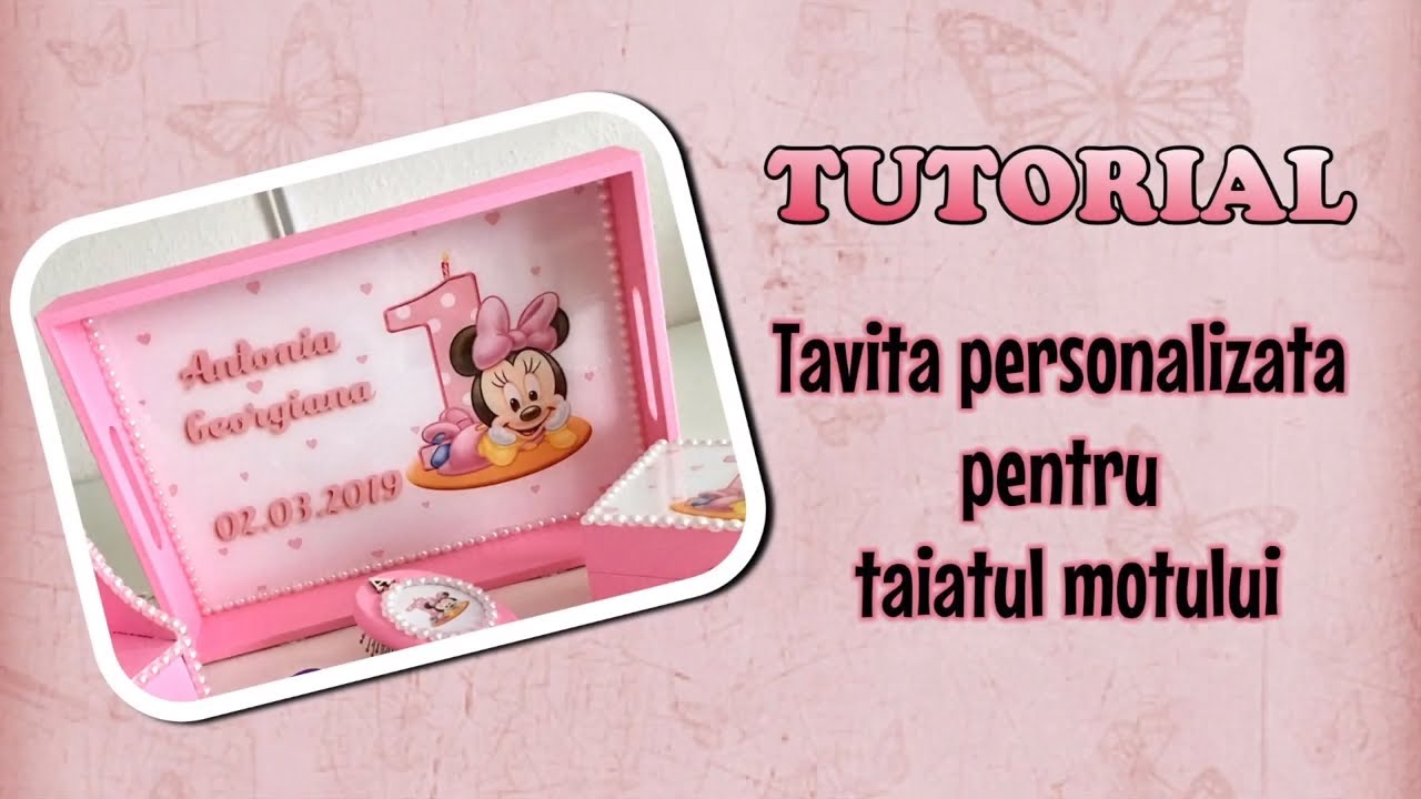 TUTORIAL - Tavita personalizata pentru taiatul motului