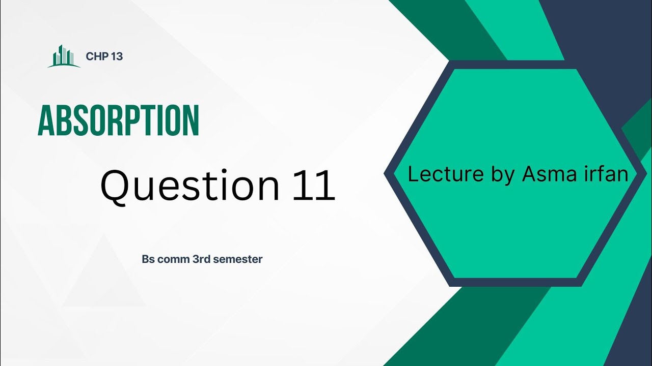 Chp 13|| question 11||Advance accounting 
