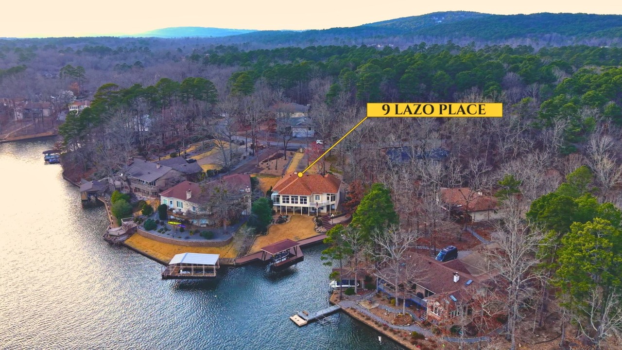 9 Lazo Place - Stunning Lake Coronado WATERFRONT in Hot Springs Village, AR! $849,900.