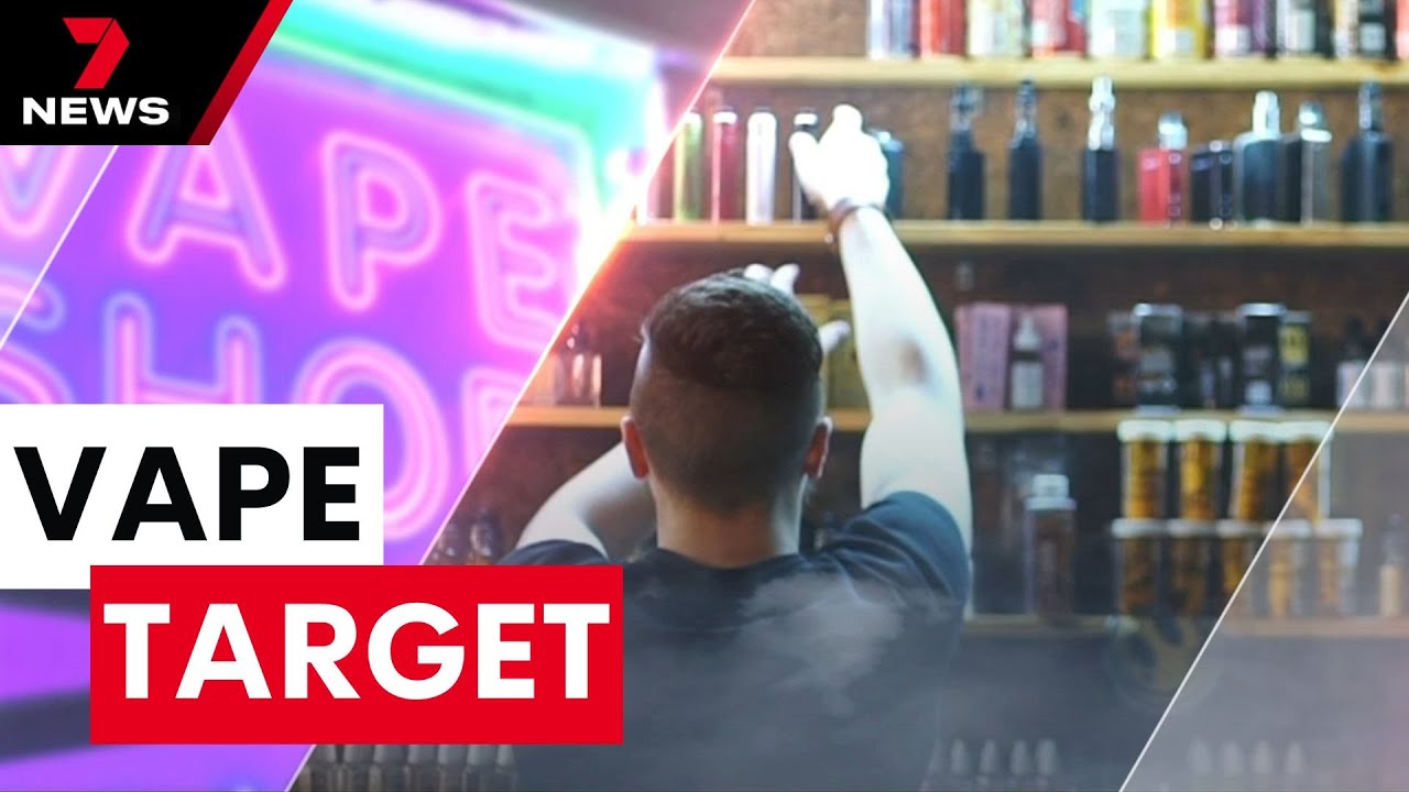 Queensland to financially ruin vape shops to stop illegal trade | 7NEWS