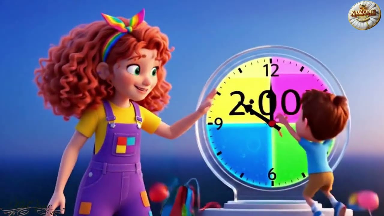 🕰️ Песня про часы для детей 2025 ⏰🌟 | KidZone