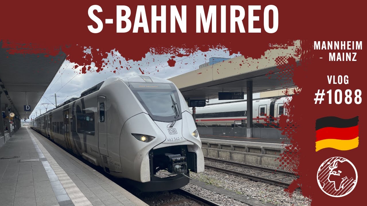 Im S-Bahn Mireo nach Mainz | TripReport | Vlog 1088